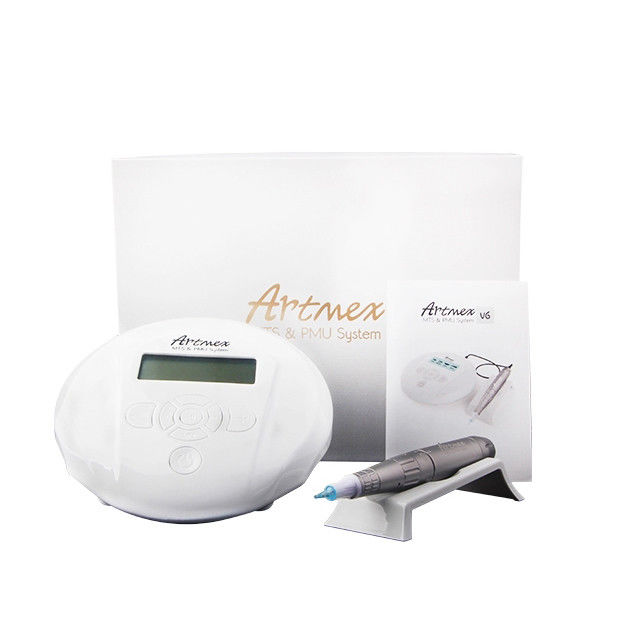 Tattoo pistool Permanente make-up Tattoo machine Elektrische Derma Pen V6 Artmex MTS PMU Oog Broek Lip