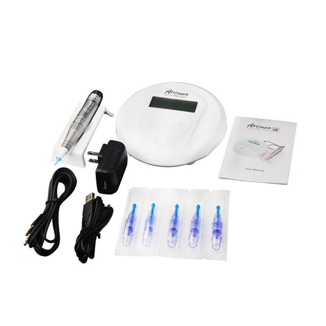 Tattoo pistool Permanente make-up Tattoo machine Elektrische Derma Pen V6 Artmex MTS PMU Oog Broek Lip