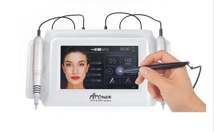 ABS Aluminium Artmex V8 Microneedling Derma Pen PMU en MTS Function Tattoo Machine Kit