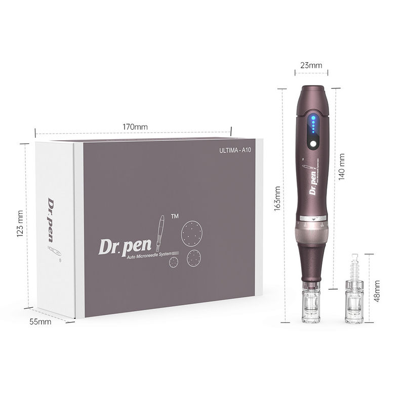 Electric Dermapen 2023 A10 Derma Pen Naalden voor huidverjonging en 5 snelheidsniveaus