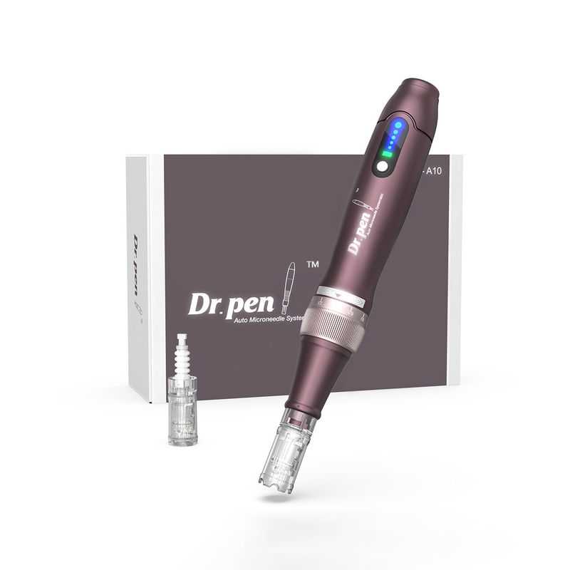 Electric Dermapen 2023 A10 Derma Pen Naalden voor huidverjonging en 5 snelheidsniveaus