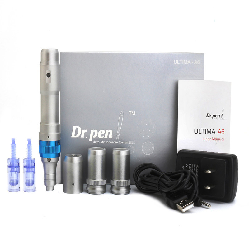 Draadloos en bedraad Derma Rolling System CE goedgekeurd Electric Derma Pen A6 voor professionals