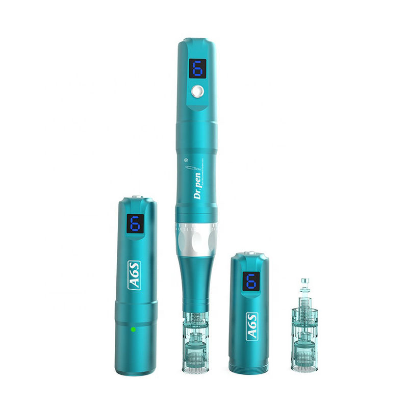 Dr pen A6S Draadloos / Draadloos 2 in 1 Elektrisch microneedlingapparaat voor schoonheid persoonlijke verzorging