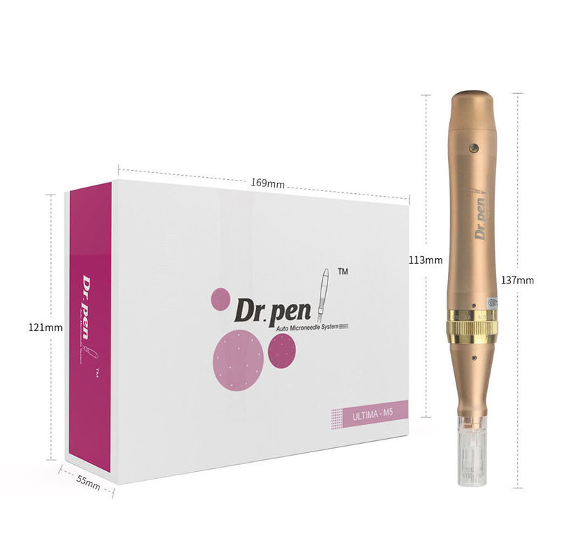 Revitaliseer de huid met Dr Pen M5-W Gold Dermapen en 1/3/7/9/12/24/36/42 naalden