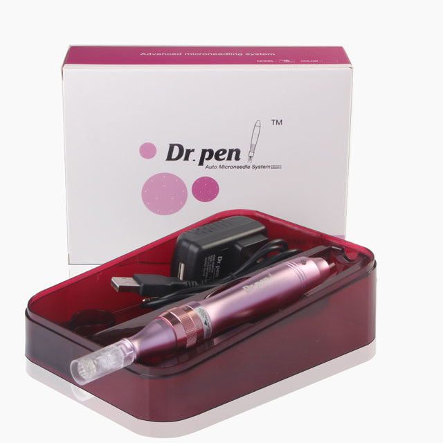 Verstelbare naaldlengte Elektrische Derma Pen voor microneedelsysteem in bajonettype