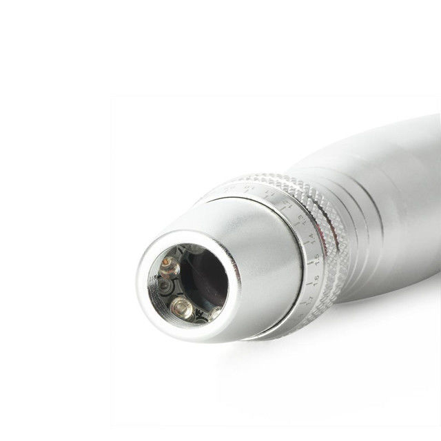 Zilveren lichaamskleur 7 kleur LED fotonelektrische derma pen voor huidverjonging functie