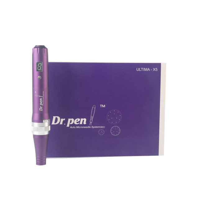 Aluminium legering lichaam Dr pen X5 Derma Pen Auto Microneedle System Verstelbare naaldlengten voor UK Plugs