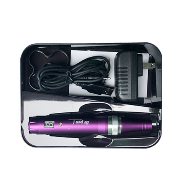 Aluminium legering lichaam Dr pen X5 Derma Pen Auto Microneedle System Verstelbare naaldlengten voor UK Plugs