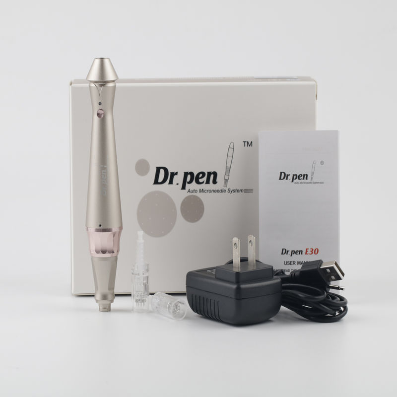 Dr Pen E30 Elektrische Derma huidverzorging schoonheidsmachine voor anti-aging in roze zilver