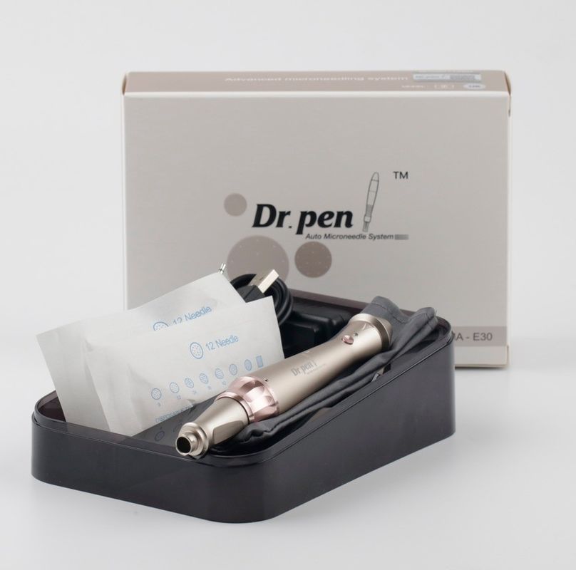 Dr Pen E30 Elektrische Derma huidverzorging schoonheidsmachine voor anti-aging in roze zilver