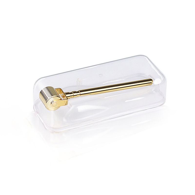 Nieuwste Home Metal Gold Silver Derma Roller Met 192 Titanium Naald Voor Baardgroei