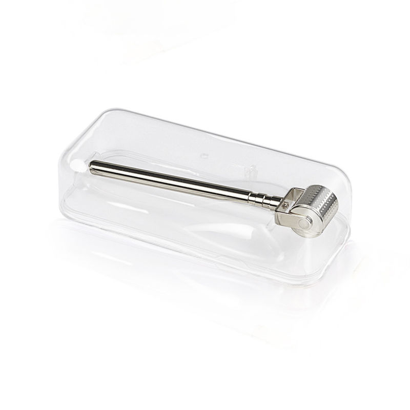 Nieuwste Home Metal Gold Silver Derma Roller Met 192 Titanium Naald Voor Baardgroei
