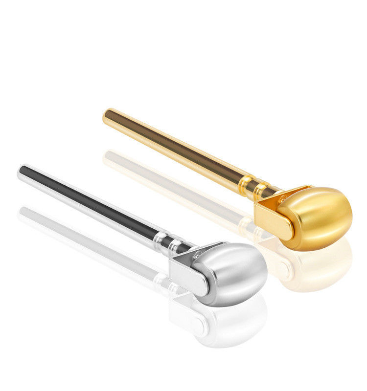 Nieuwste Home Metal Gold Silver Derma Roller Met 192 Titanium Naald Voor Baardgroei