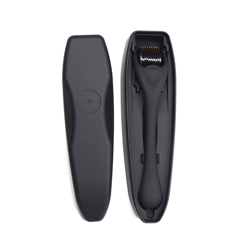 Mat zwart 540 Titanium naalden 0,5 mm Haarbaard Derma Naald Roller Dermaroller 2022