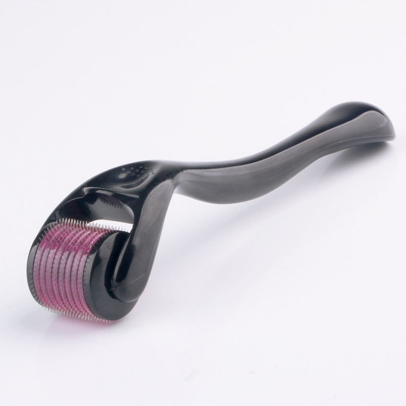 540 Pins ZGTS Micro Pin Derma Roller met roestvrij staal rolspeld in zwart handvat