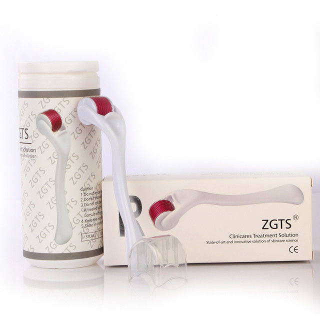 540 Pins ZGTS Micro Pin Derma Roller met roestvrij staal rolspeld in zwart handvat