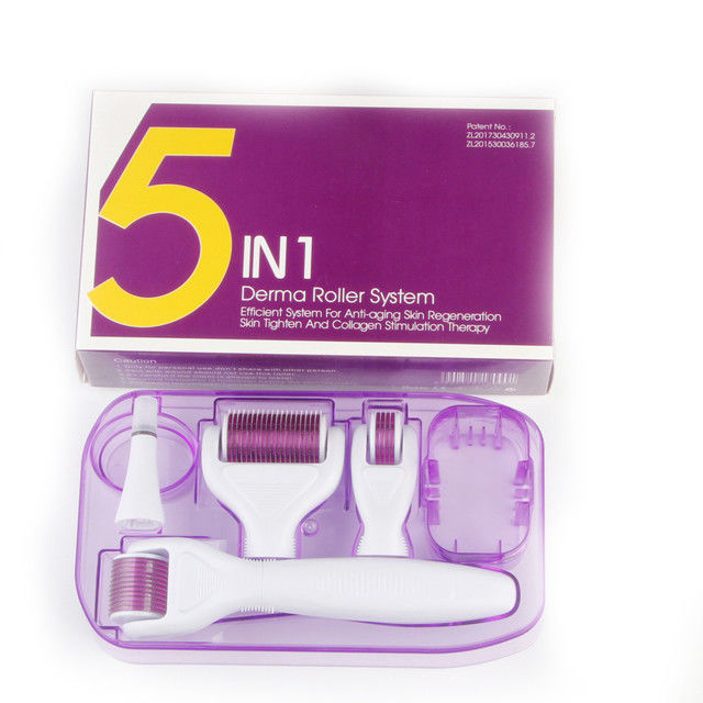 Ervaar de kracht van 5 in 1 DRS Derma Roller 300/720/1200 naalden voor vlekkeloze huid