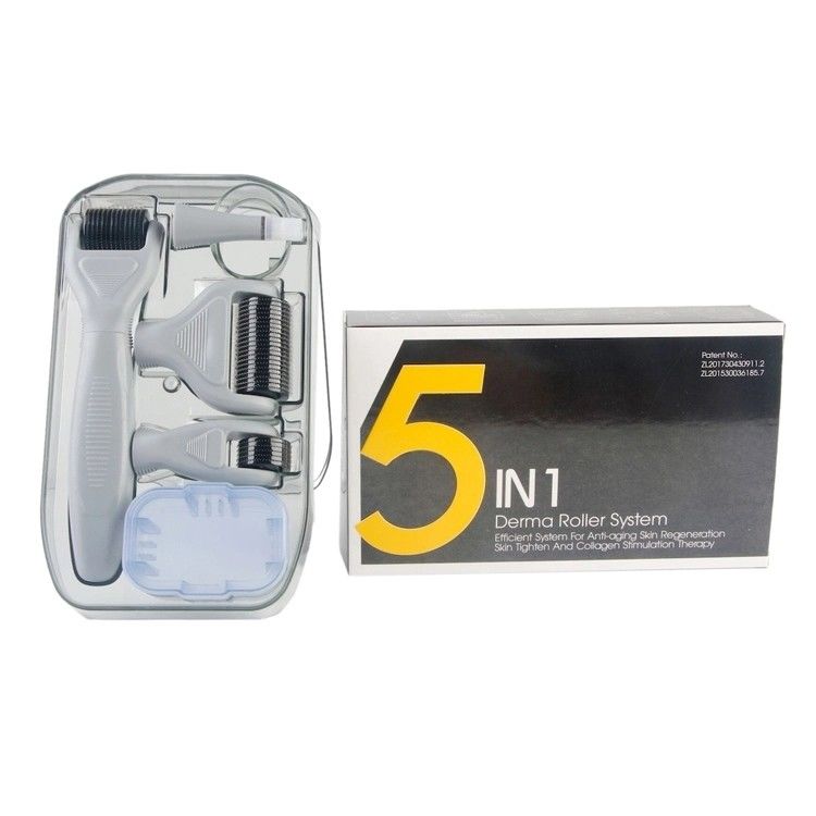Ervaar de kracht van 5 in 1 DRS Derma Roller 300/720/1200 naalden voor vlekkeloze huid