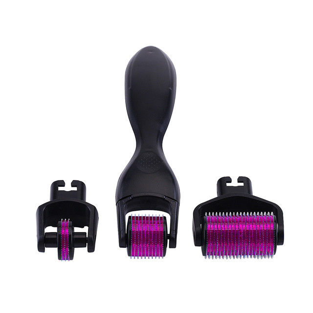 NO Plugs Type Titanium Derma Roller voor het gezicht Doelgebied Lichaam 3-in-1 ontwerp
