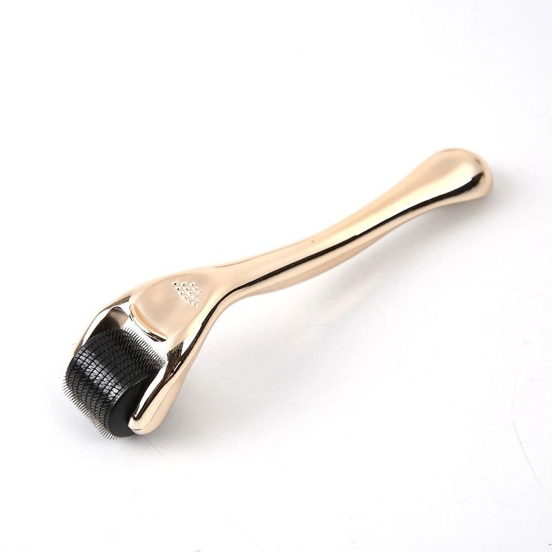 Home NO Plugs Type 540-pin Derma Roller met gouden handgrepen Verjonging van de huid