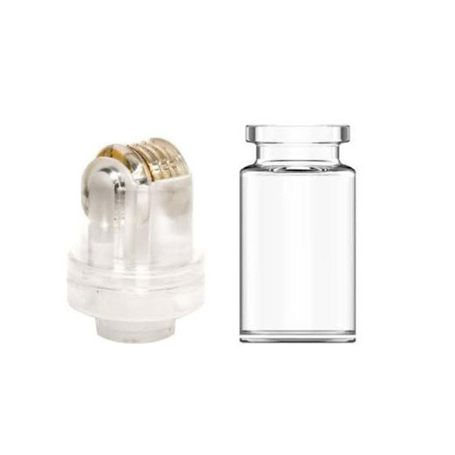 CE goedgekeurd 64 Gold Tips Hydra Microneedle Titanium Derma Roller voor hyaluronzuur