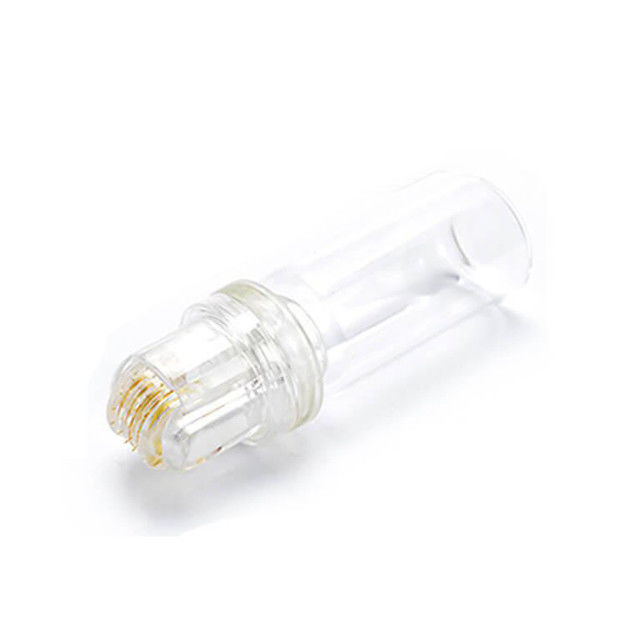 CE goedgekeurd 64 Gold Tips Hydra Microneedle Titanium Derma Roller voor hyaluronzuur