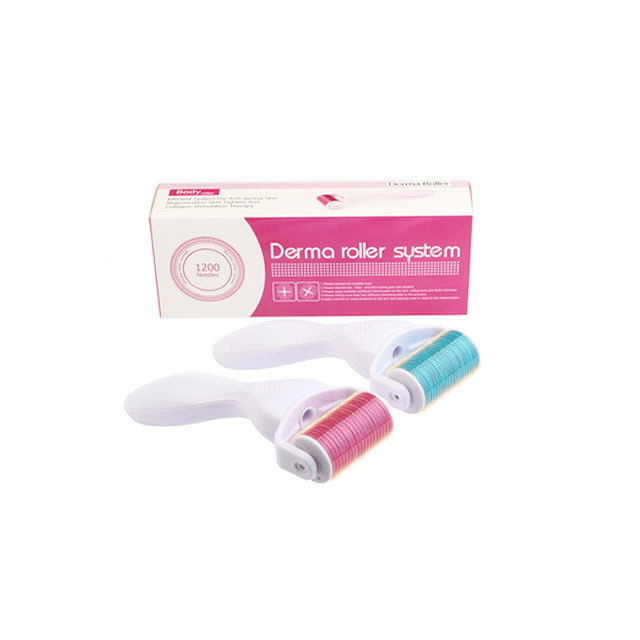 1200 pinnen Titanium naald Microneedle Derma huid roller voor het hoofd doel gebied en meer