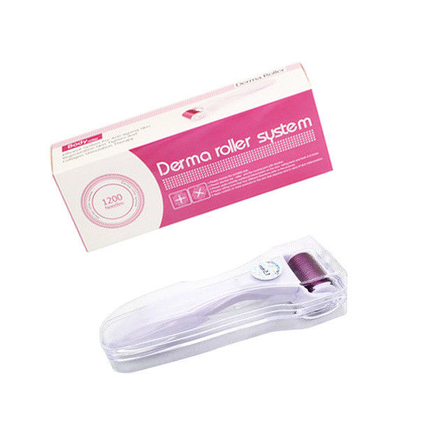 1200 pinnen Titanium naald Microneedle Derma huid roller voor het hoofd doel gebied en meer