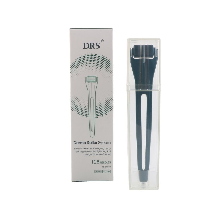 Echte Derma Roller DRS128 128 Naald Micro Naald Beauty Machine voor anti-aging