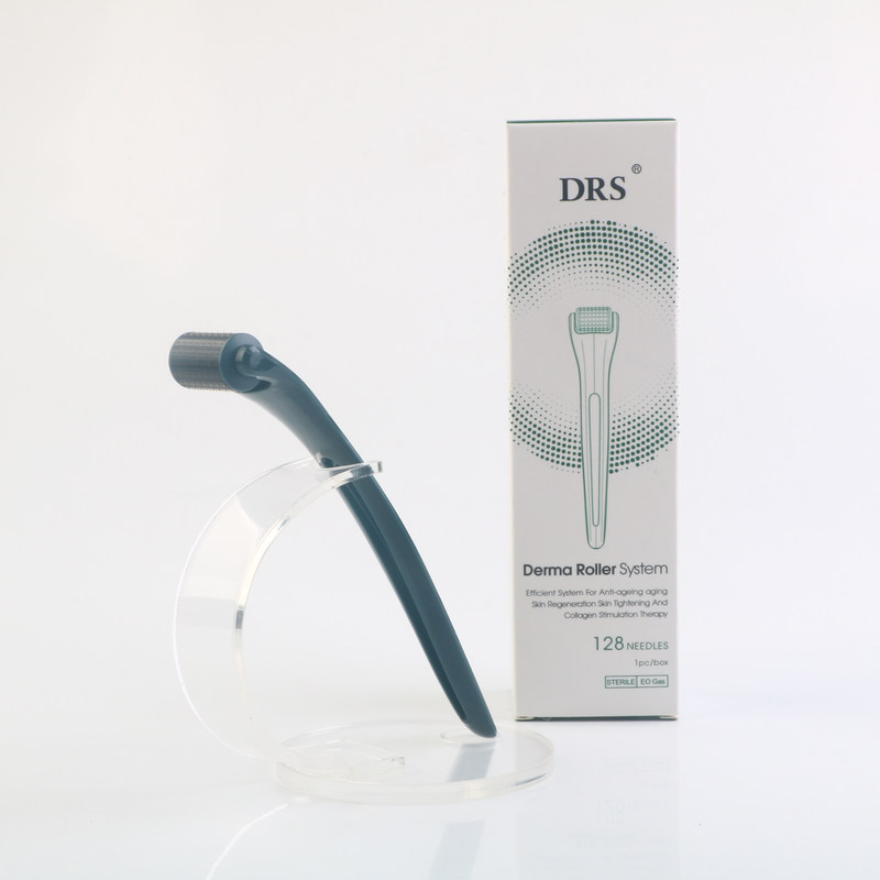 Echte Derma Roller DRS128 128 Naald Micro Naald Beauty Machine voor anti-aging
