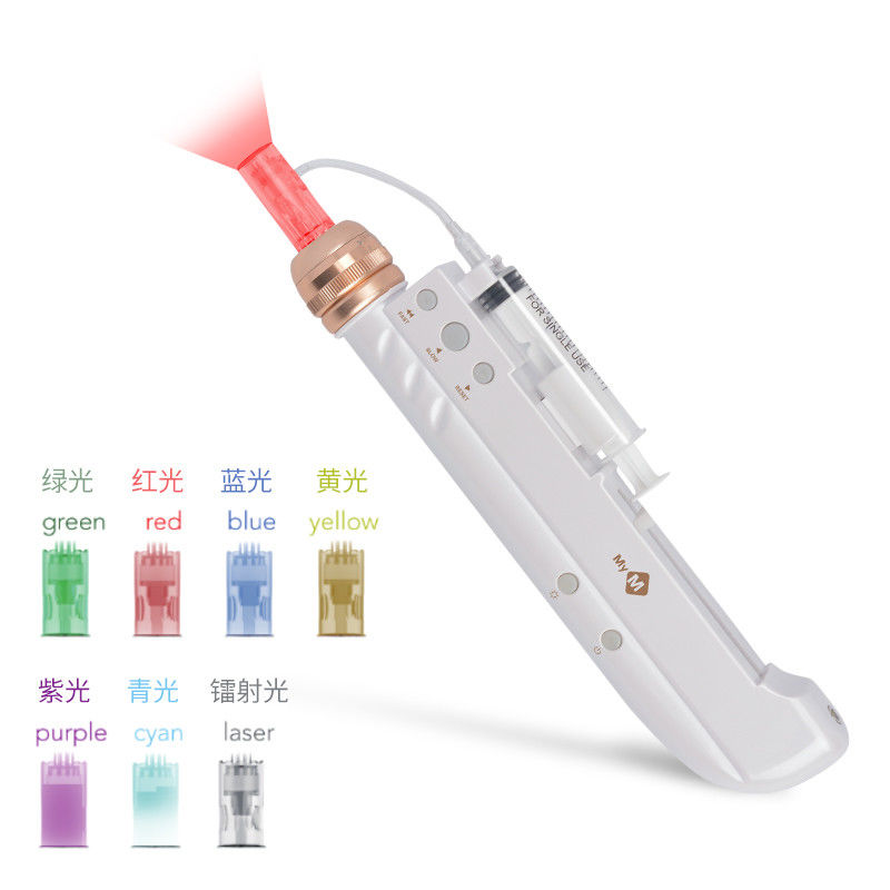 7 lichten Nano Derma Pen 3 in 1 Mini Water Mesotherapy Injector voor borstvergroters